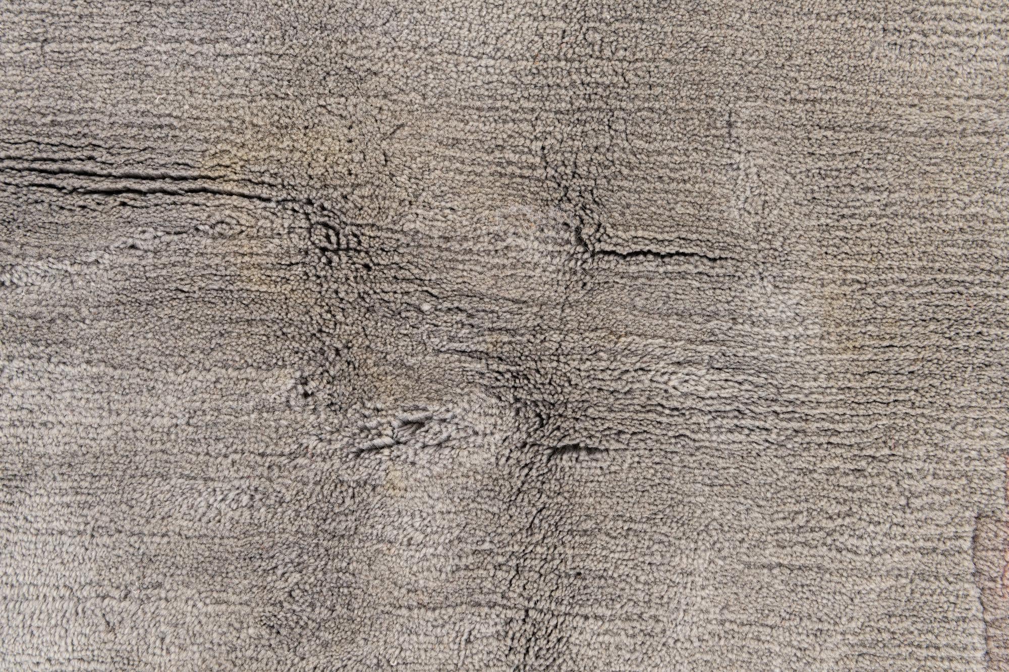 6' 7 x 8' Hand Knotted Tibet Wool Rug
