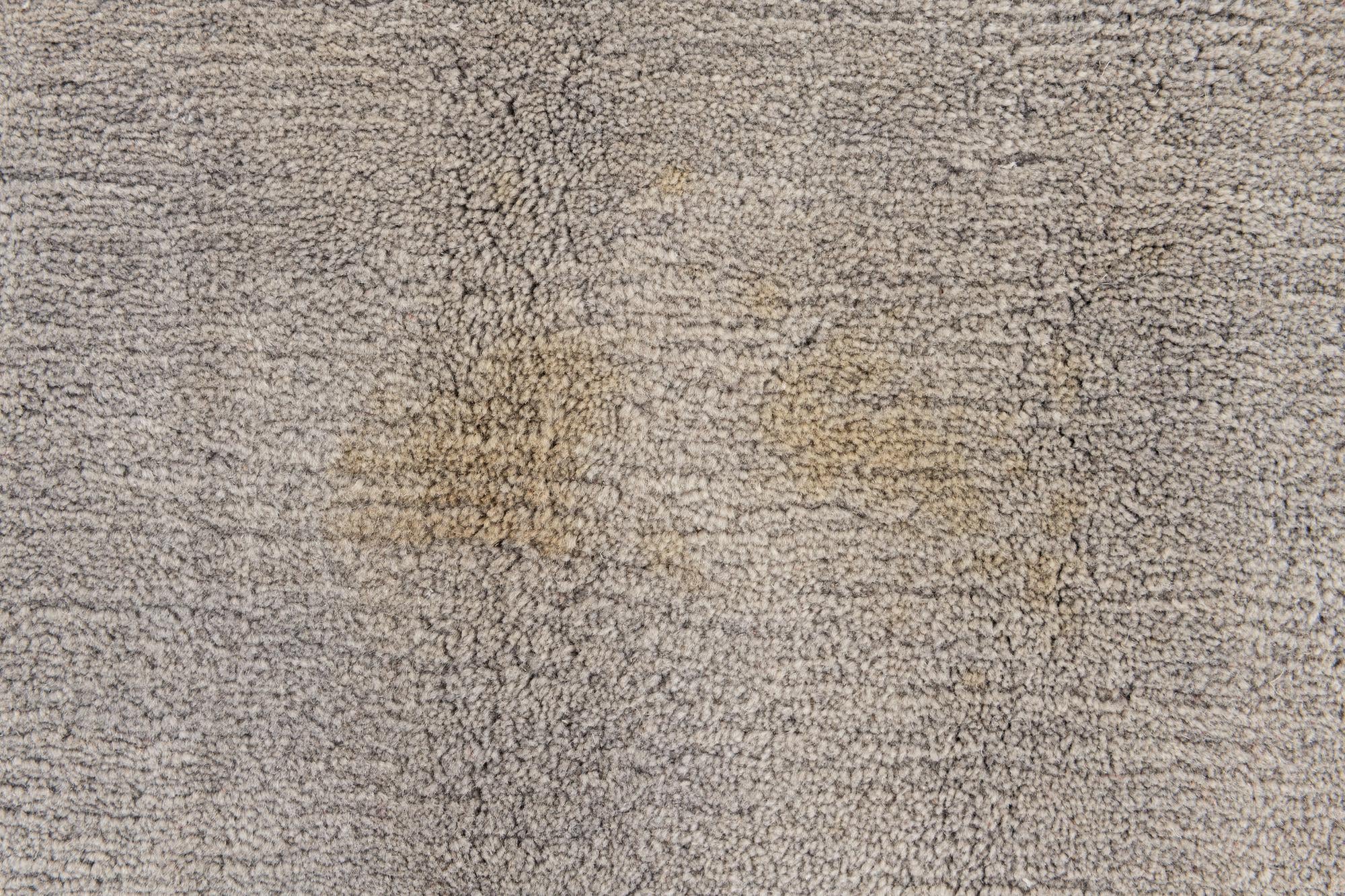 6' 7 x 8' Hand Knotted Tibet Wool Rug