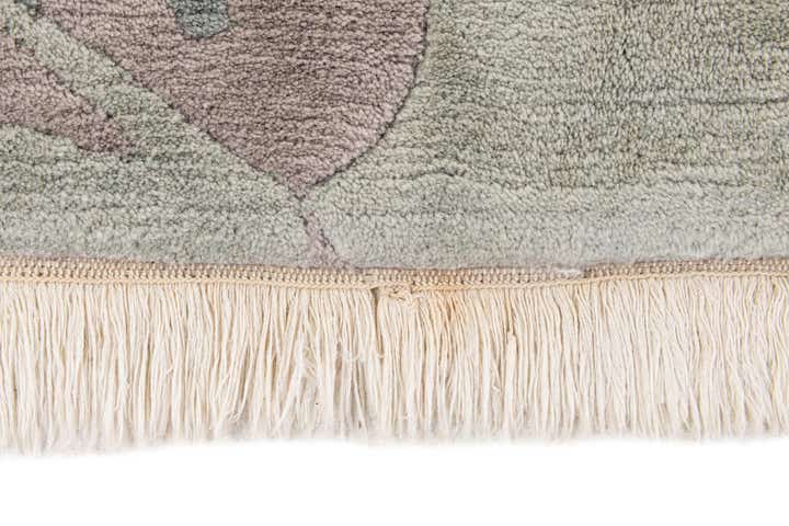 6' 7 x 8' Hand Knotted Tibet Wool Rug