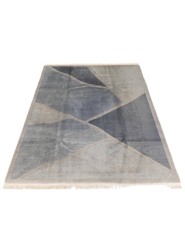 Detail image of 6' 7 x 9' 3 Hand Knotted Tibet Wool Rug