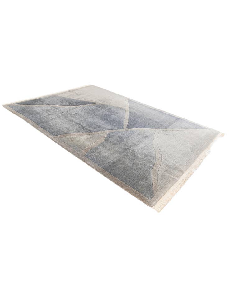 Detail image of 6' 7 x 9' 3 Hand Knotted Tibet Wool Rug