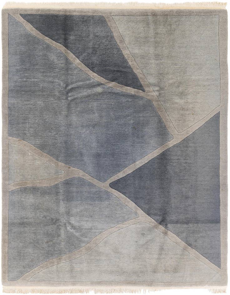 Detail image of 6' 7 x 9' 3 Hand Knotted Tibet Wool Rug