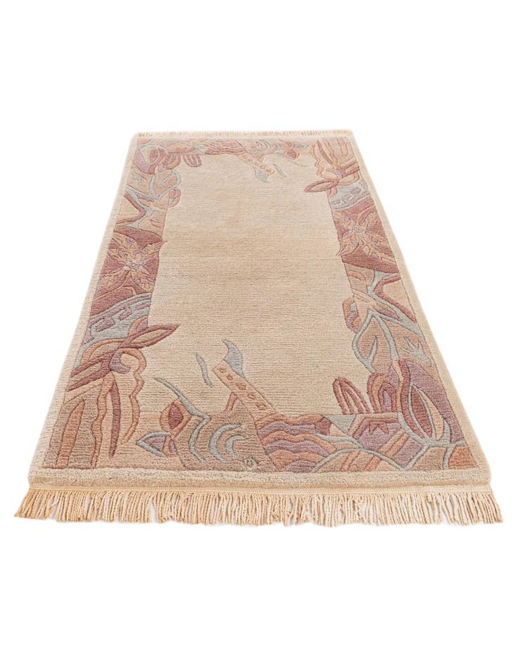 Detail image of 2' 4 x 4' 5  Hand Knotted Tibet Wool Rug