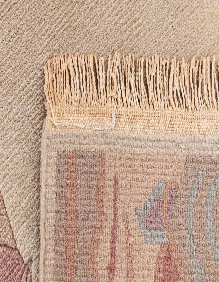 Detail image of 2' 4 x 4' 5  Hand Knotted Tibet Wool Rug