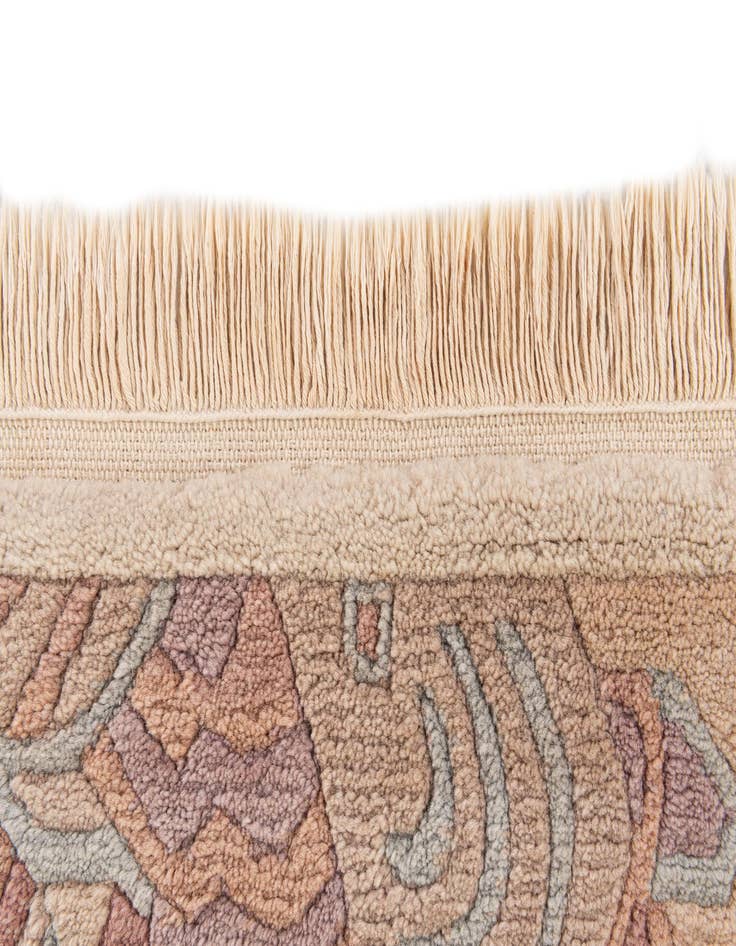 Detail image of 2' 4 x 4' 5  Hand Knotted Tibet Wool Rug