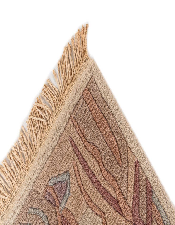 Detail image of 2' 4 x 4' 5  Hand Knotted Tibet Wool Rug