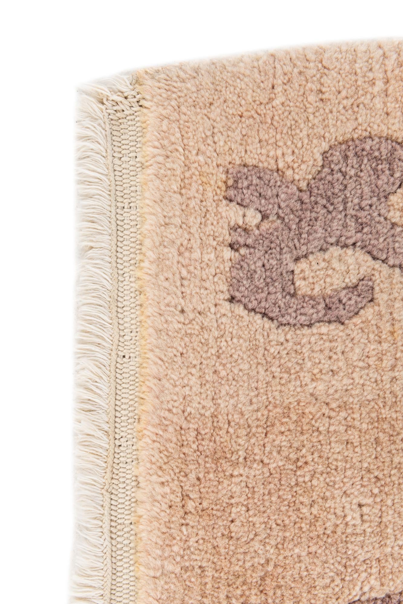 6' 6 x 9' 7 Hand Knotted Tibet Wool Rug