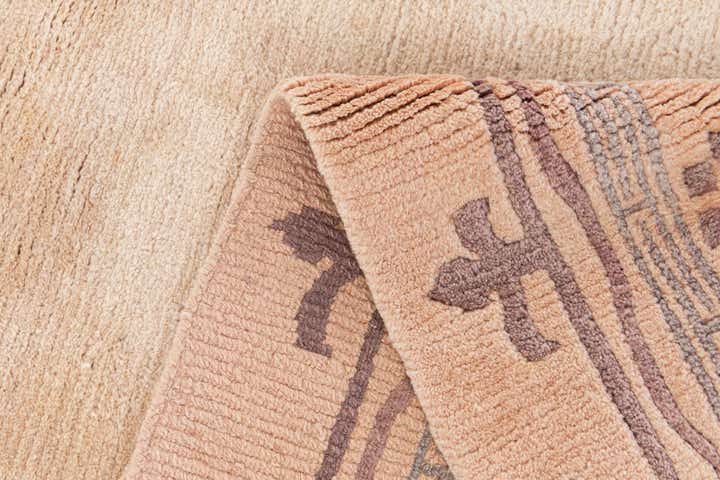 6' 6 x 9' 7 Hand Knotted Tibet Wool Rug