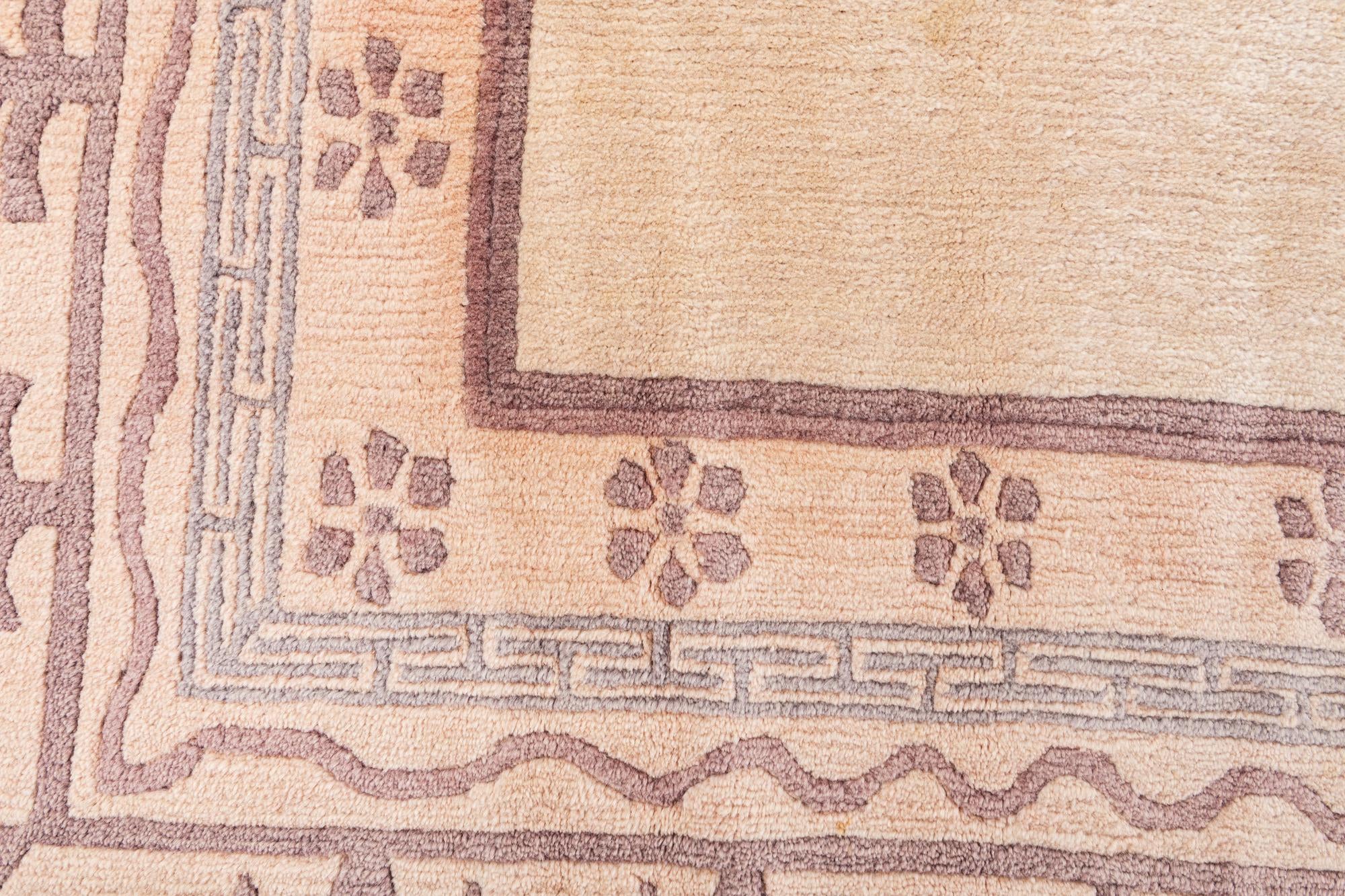 6' 6 x 9' 7 Hand Knotted Tibet Wool Rug