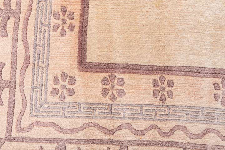 6' 6 x 9' 7 Hand Knotted Tibet Wool Rug