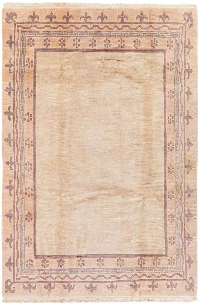 6' 6 x 9' 7 Hand Knotted Tibet Wool Rug