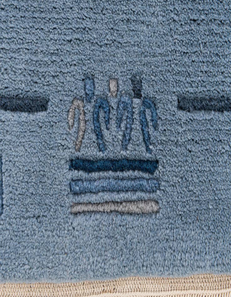 Detail image of 3' x 5' 3 Hand Knotted Tibet Wool Rug