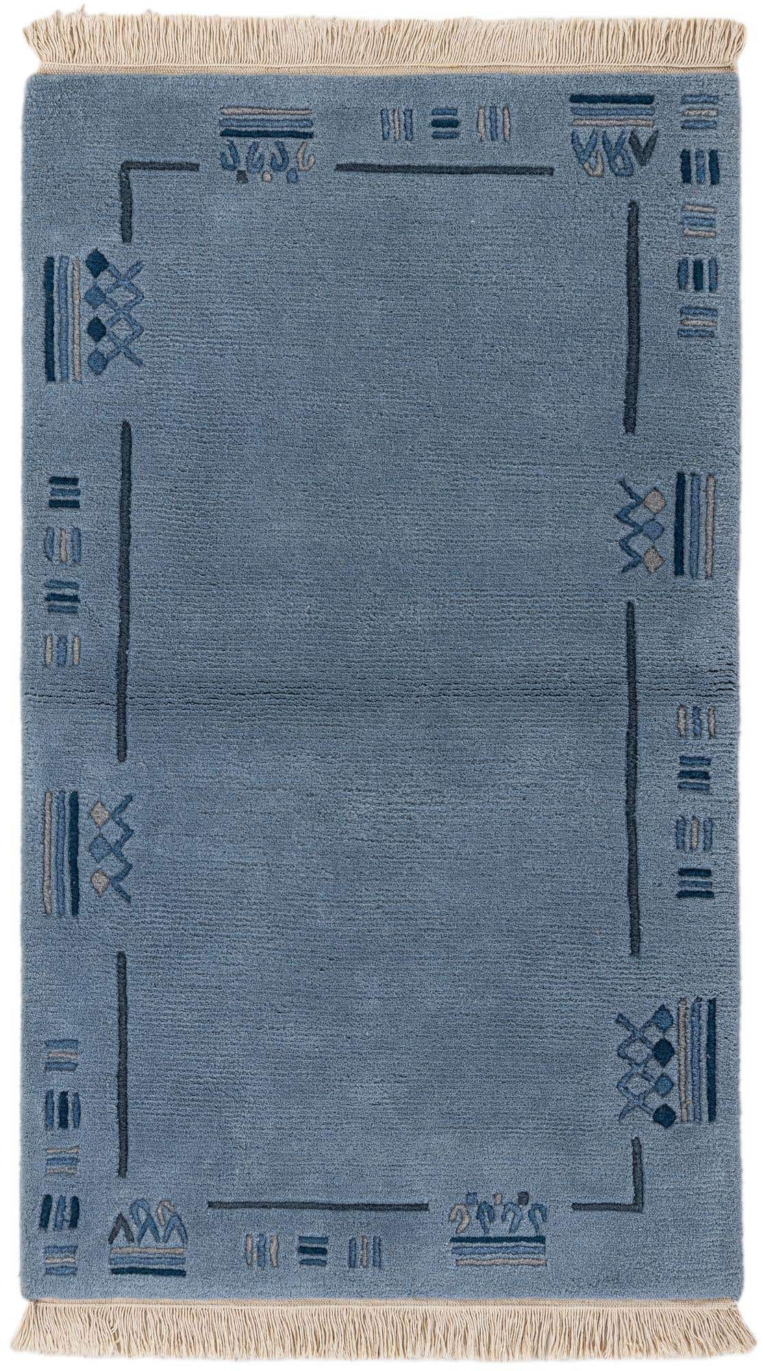 3' x 5' 3 Hand Knotted Tibet Wool Rug