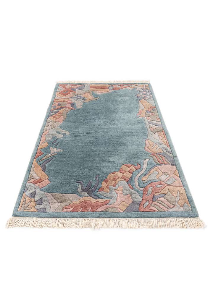 3' 1 x 4' 9 Hand Knotted Tibet Wool Rug
