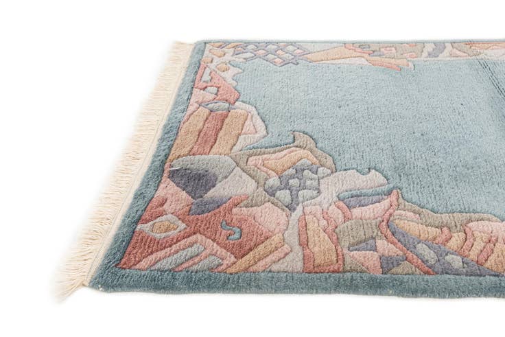 Detail image of 3' 1 x 4' 9 Hand Knotted Tibet Wool Rug