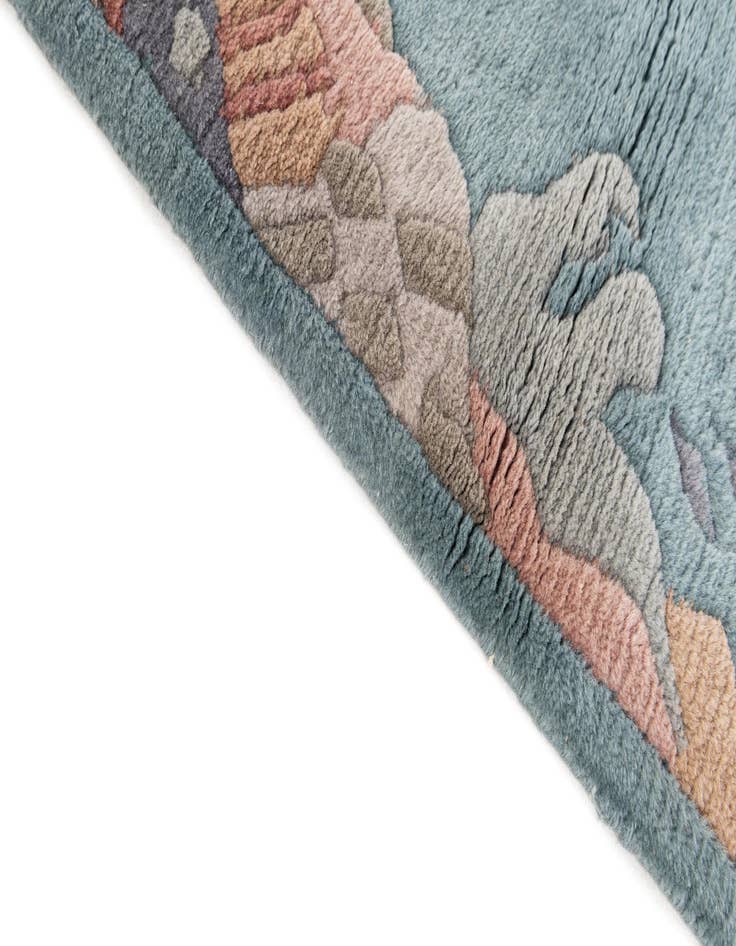 Detail image of 3' 1 x 4' 9 Hand Knotted Tibet Wool Rug