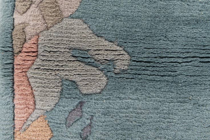 Detail image of 3' 1 x 4' 9 Hand Knotted Tibet Wool Rug