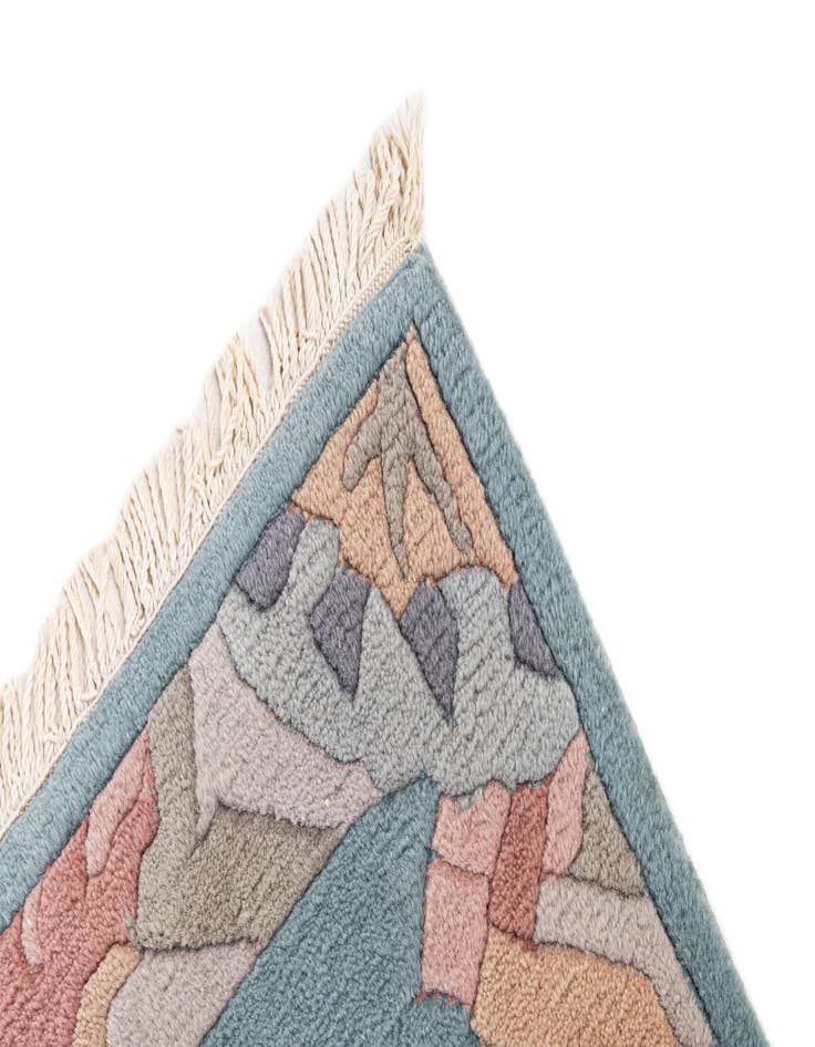 Detail image of 3' 1 x 4' 9 Hand Knotted Tibet Wool Rug