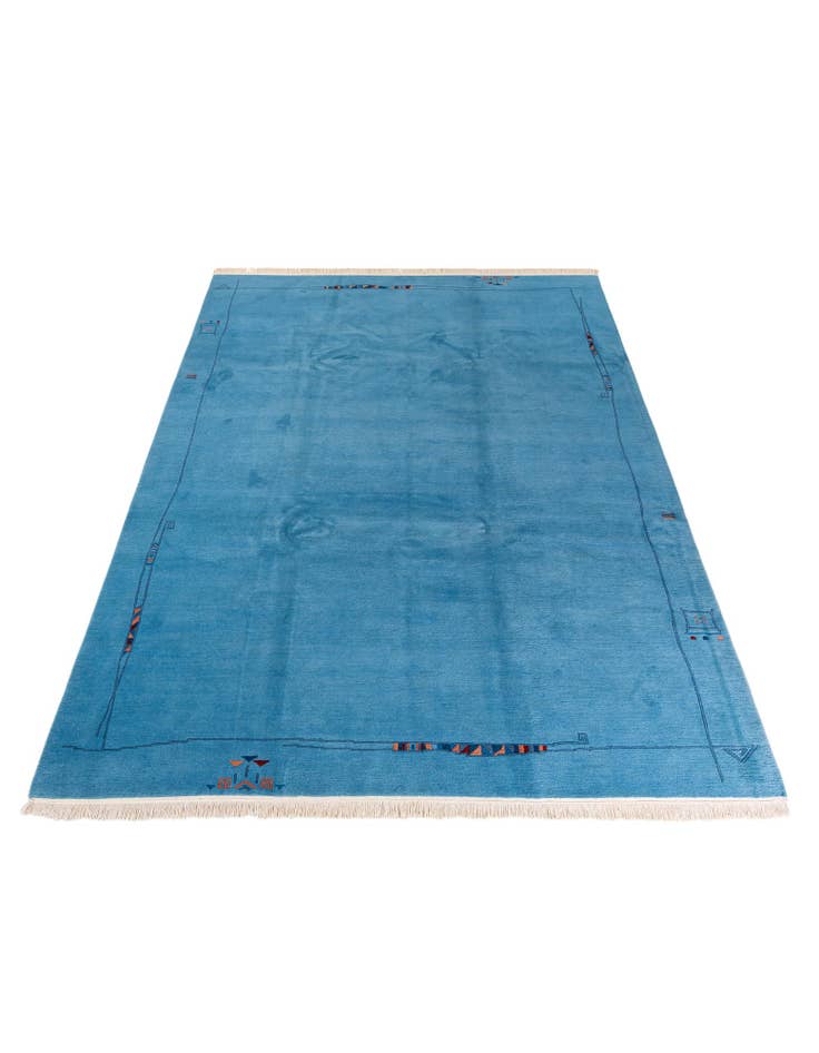 Detail image of 8' 1 x 11' 5 Hand Knotted Tibet Wool Rug