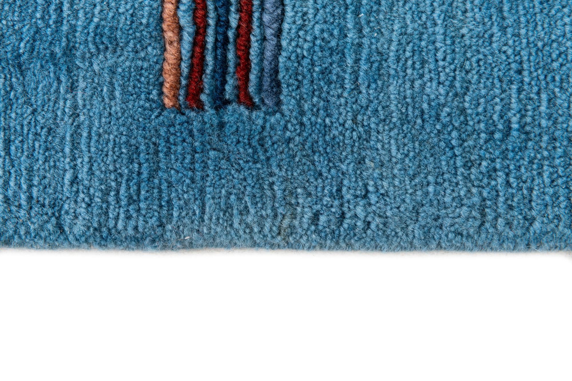 8' 1 x 11' 5 Hand Knotted Tibet Wool Rug
