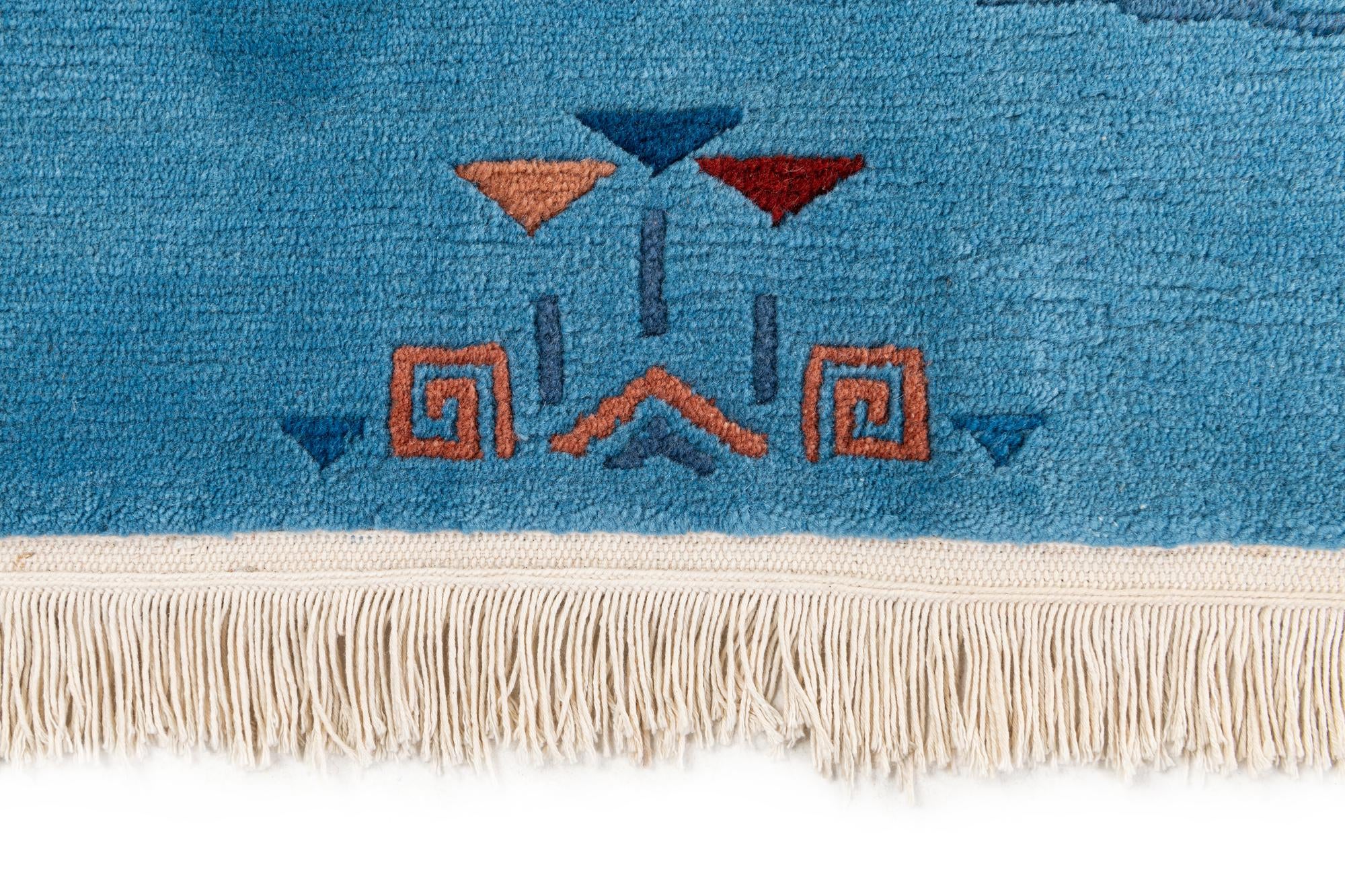 8' 1 x 11' 5 Hand Knotted Tibet Wool Rug