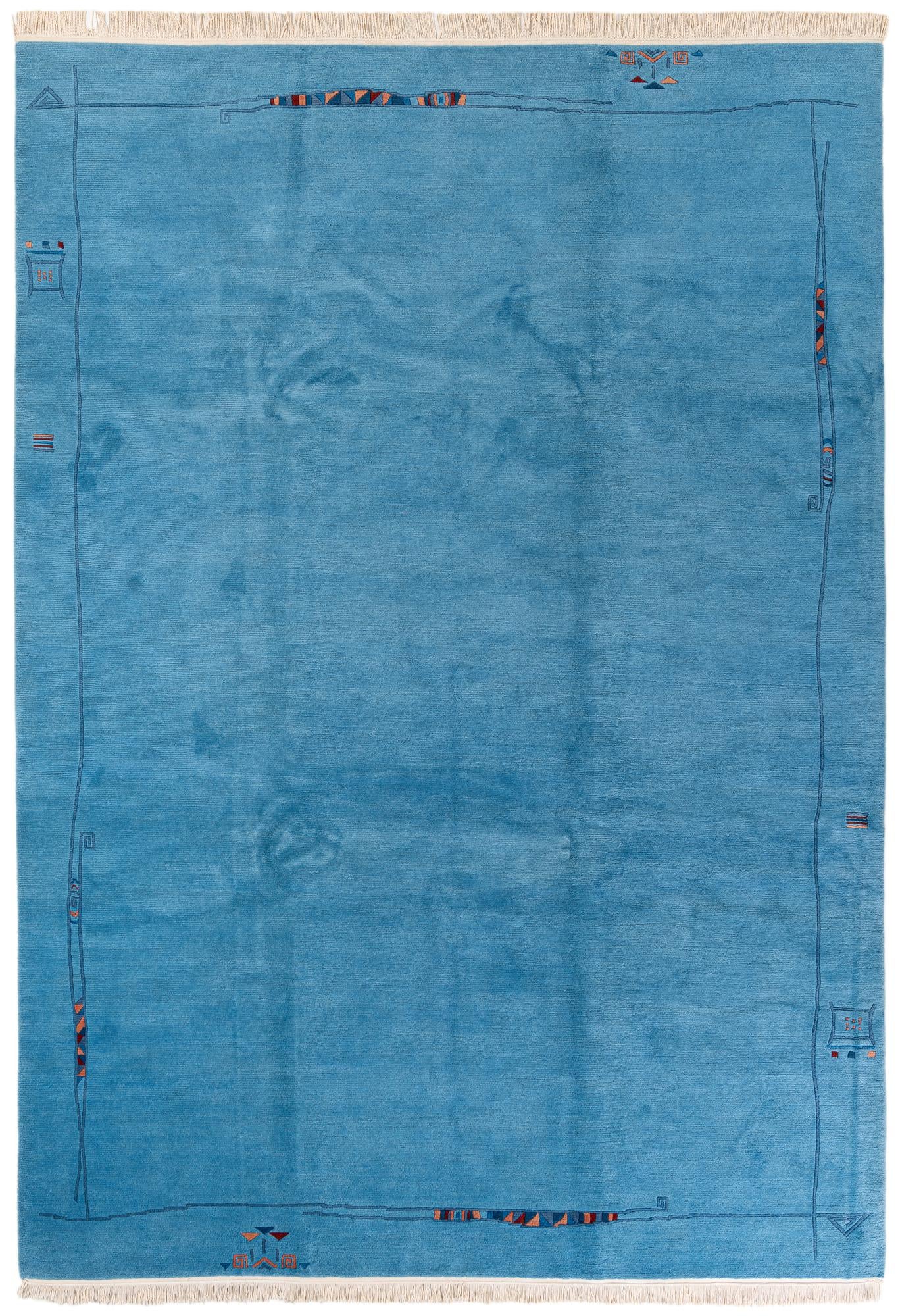 8' 1 x 11' 5 Hand Knotted Tibet Wool Rug