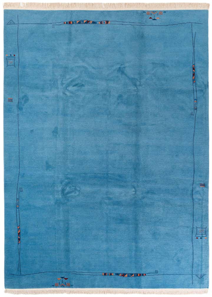 8' 1 x 11' 5 Hand Knotted Tibet Wool Rug