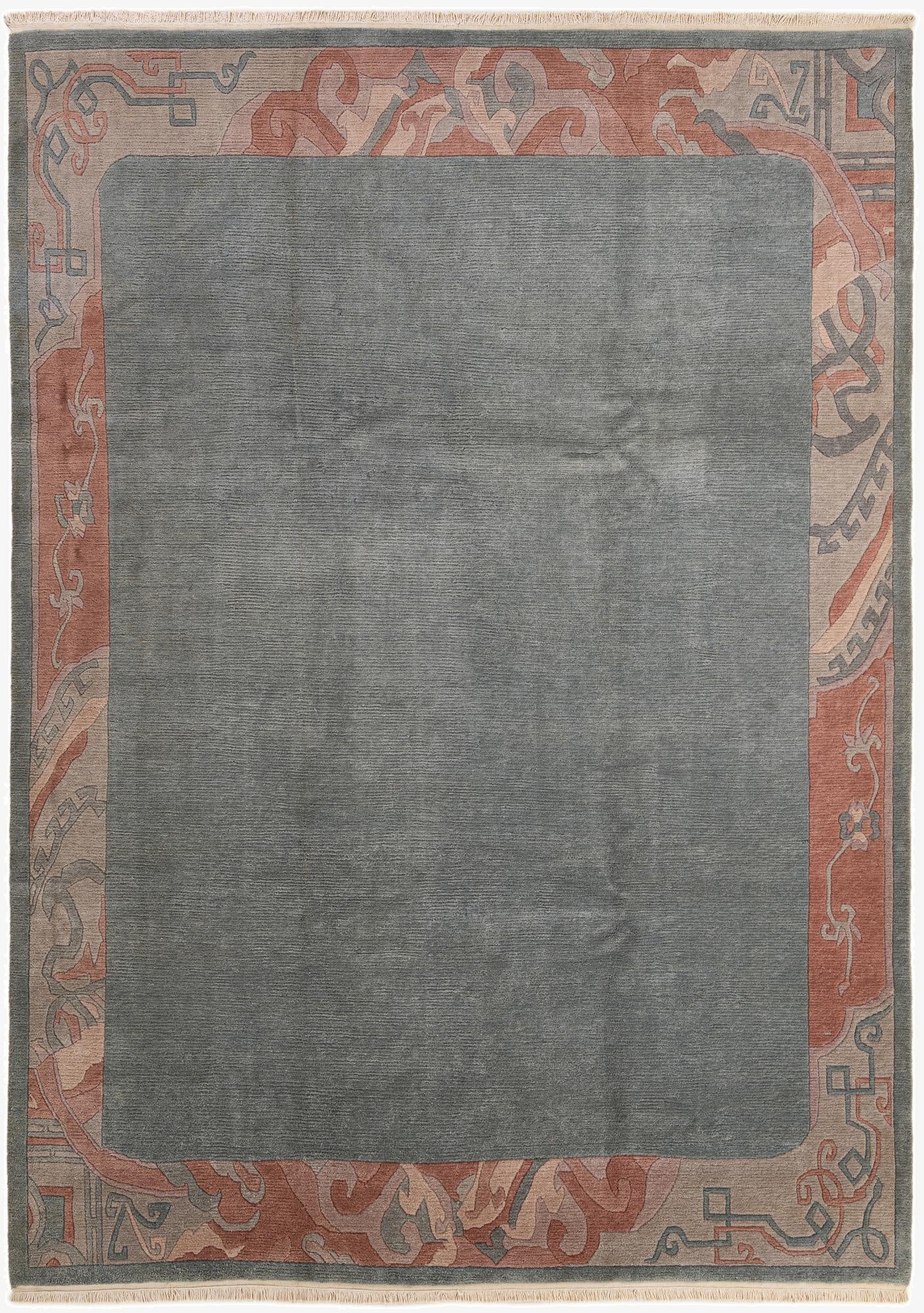 8' 5 x 11' 7  Hand Knotted Tibet Wool Rug