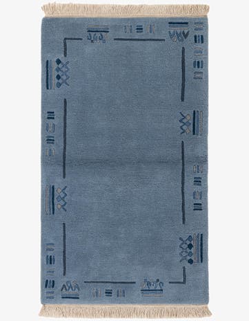 3' x 5' 3 Hand Knotted Tibet Wool Rug