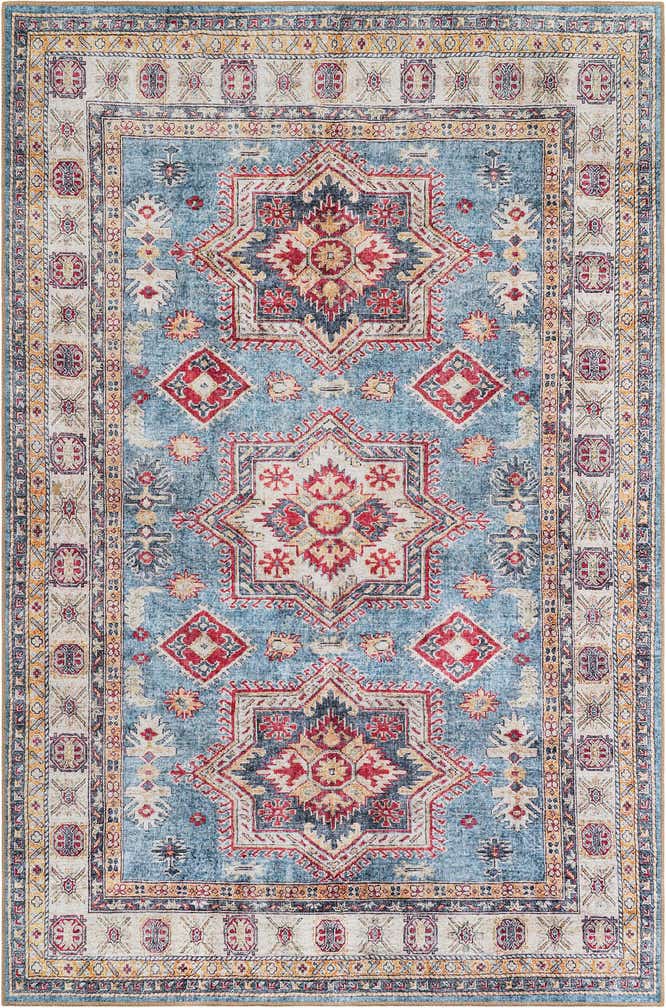 6' 1 x 9' Washable Timeless Rug