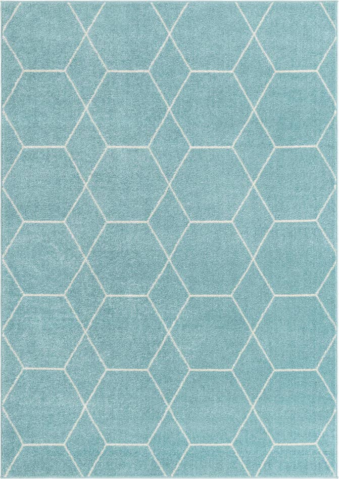 Detail image of 10' x 14' Trellis Frieze Rug