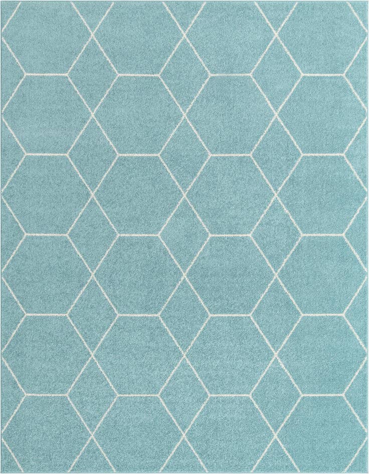 Detail image of 7' x 10' Trellis Frieze Rug