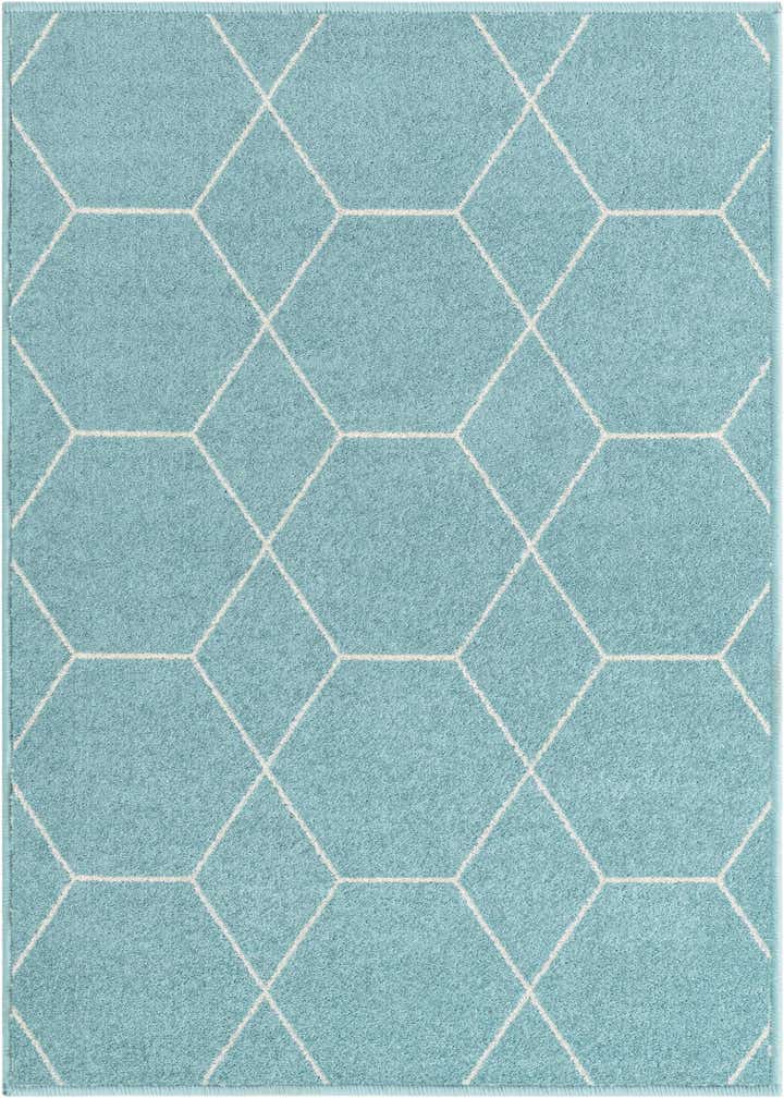 2' x 3' Trellis Frieze Rug