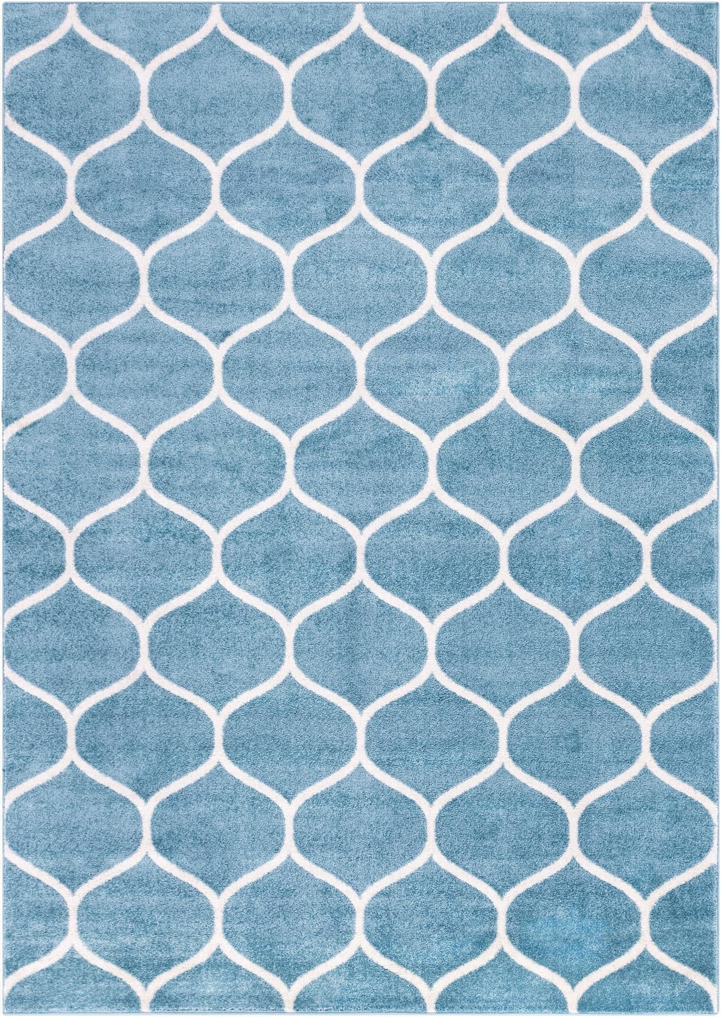 Primary image 7' x 10' Trellis Frieze Rug
