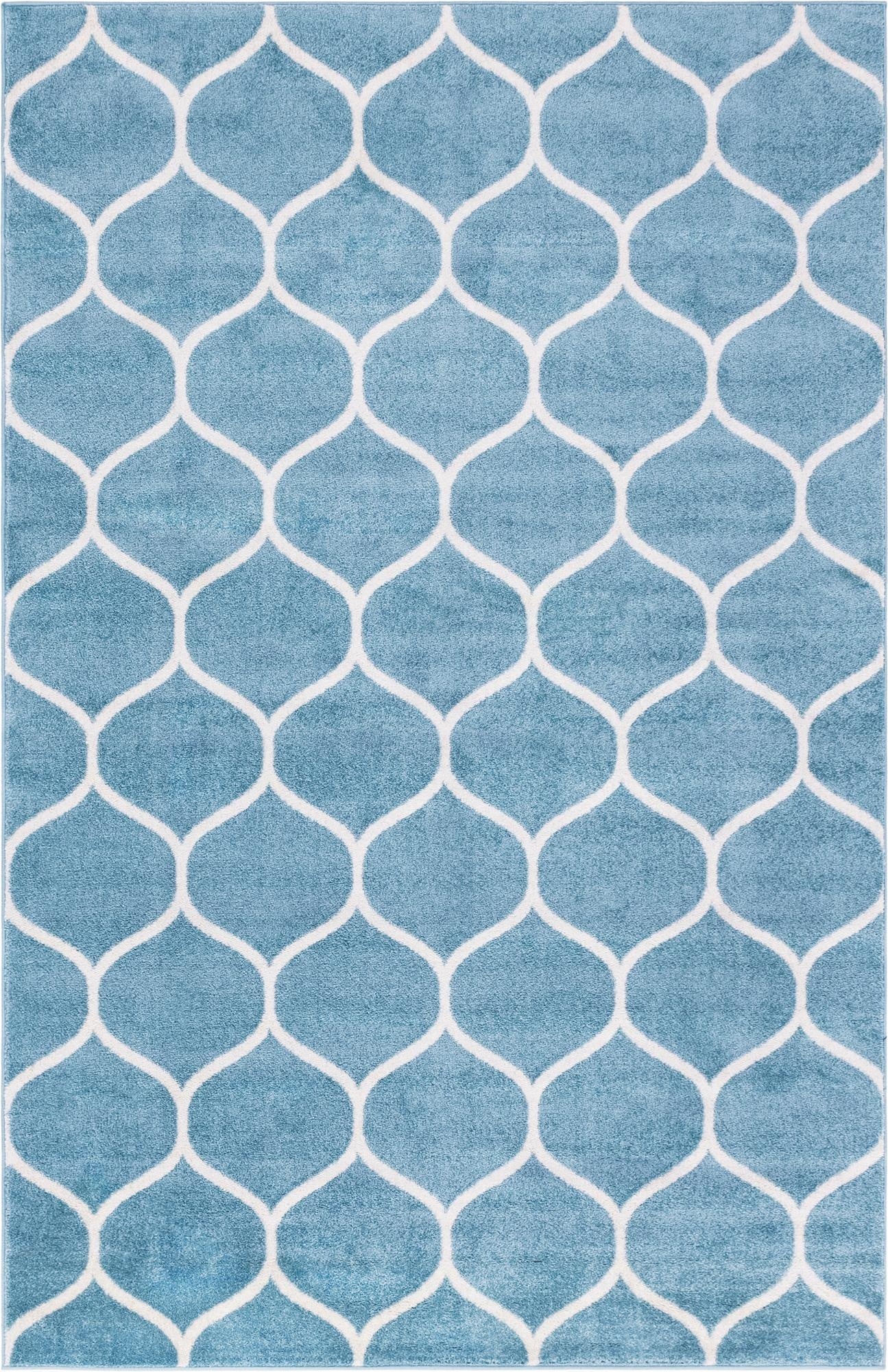 5' 3 x 8' Trellis Frieze Rug