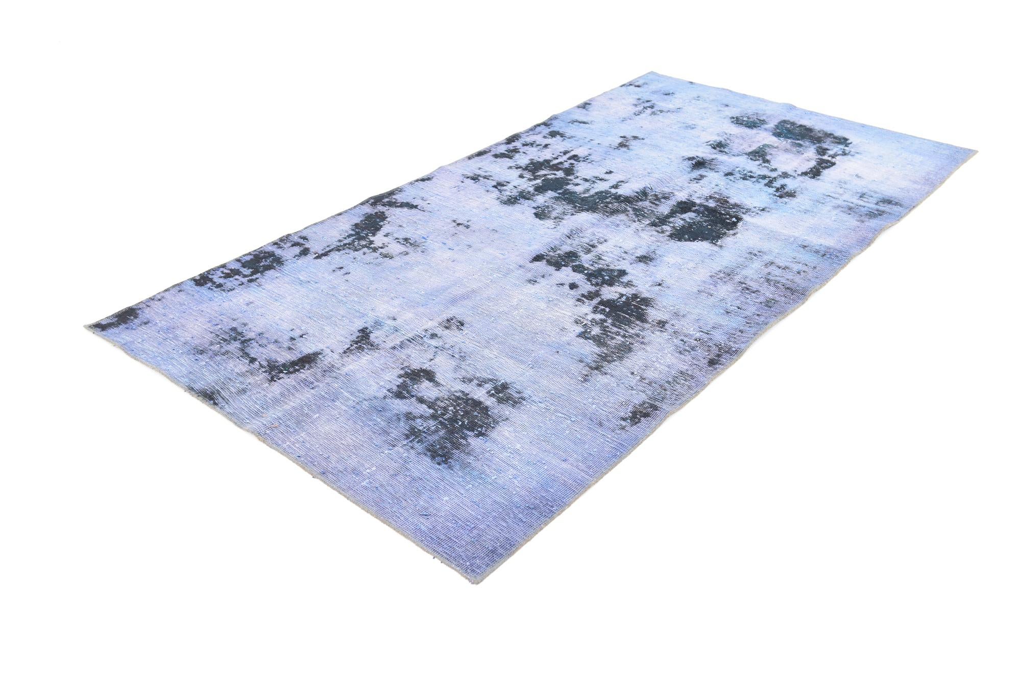 4' 9 x 9' Hand Knotted Ultra Vintage Persian Wool Rug