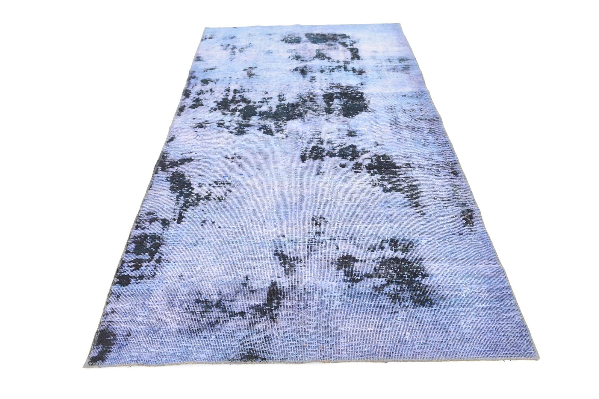 4' 9 x 9' Hand Knotted Ultra Vintage Persian Wool Rug