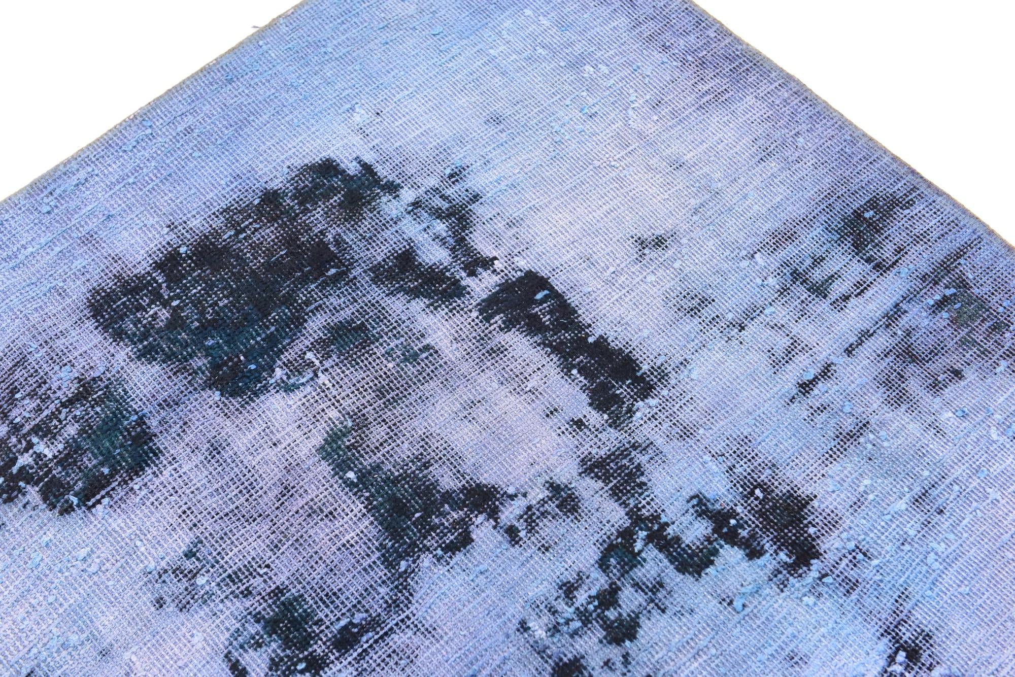 4' 9 x 9' Hand Knotted Ultra Vintage Persian Wool Rug
