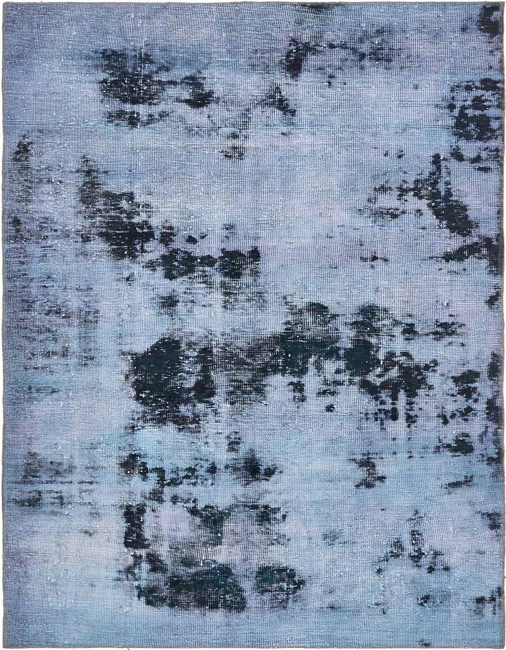 Detail image of 4' 9 x 9' Hand Knotted Ultra Vintage Persian Wool Rug