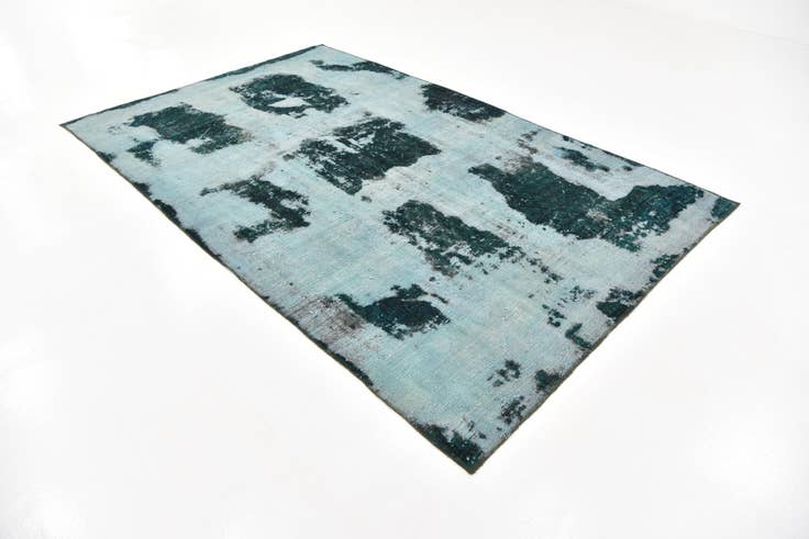 Detail image of 6' 3 x 10' Hand Knotted Ultra Vintage Persian Wool Rug