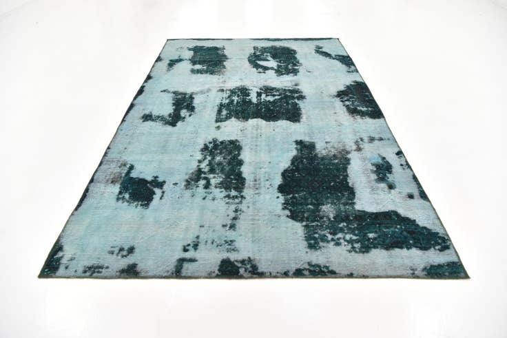 Detail image of 6' 3 x 10' Hand Knotted Ultra Vintage Persian Wool Rug