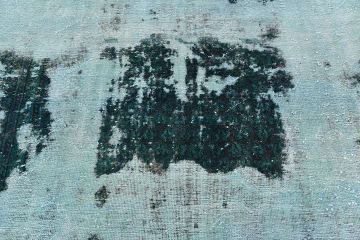 6' 3 x 10' Hand Knotted Ultra Vintage Persian Wool Rug