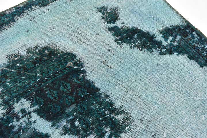6' 3 x 10' Hand Knotted Ultra Vintage Persian Wool Rug