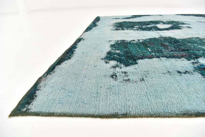 6' 3 x 10' Hand Knotted Ultra Vintage Persian Wool Rug