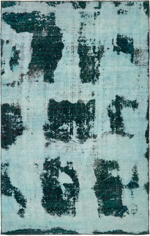 Detail image of 6' 3 x 10' Hand Knotted Ultra Vintage Persian Wool Rug