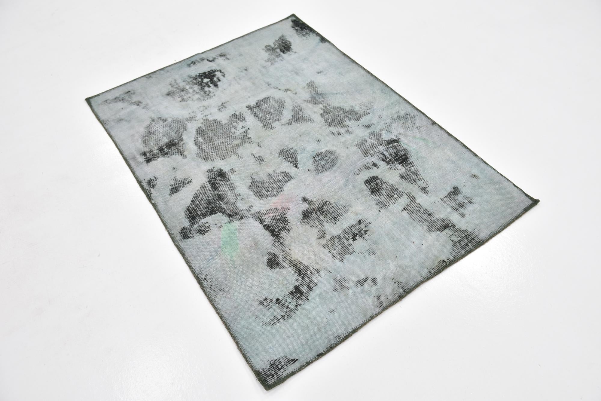 3' 5 x 4' 8 Hand Knotted Ultra Vintage Persian Wool Rug