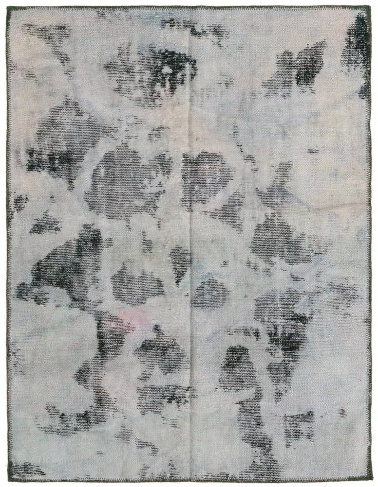 Detail image of 3' 5 x 4' 8 Hand Knotted Ultra Vintage Persian Wool Rug