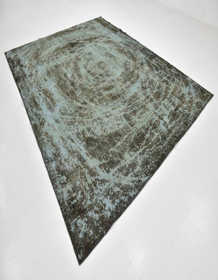 Detail image of 8' 10 x 11' 2  Hand Knotted Ultra Vintage Persian Wool Rug