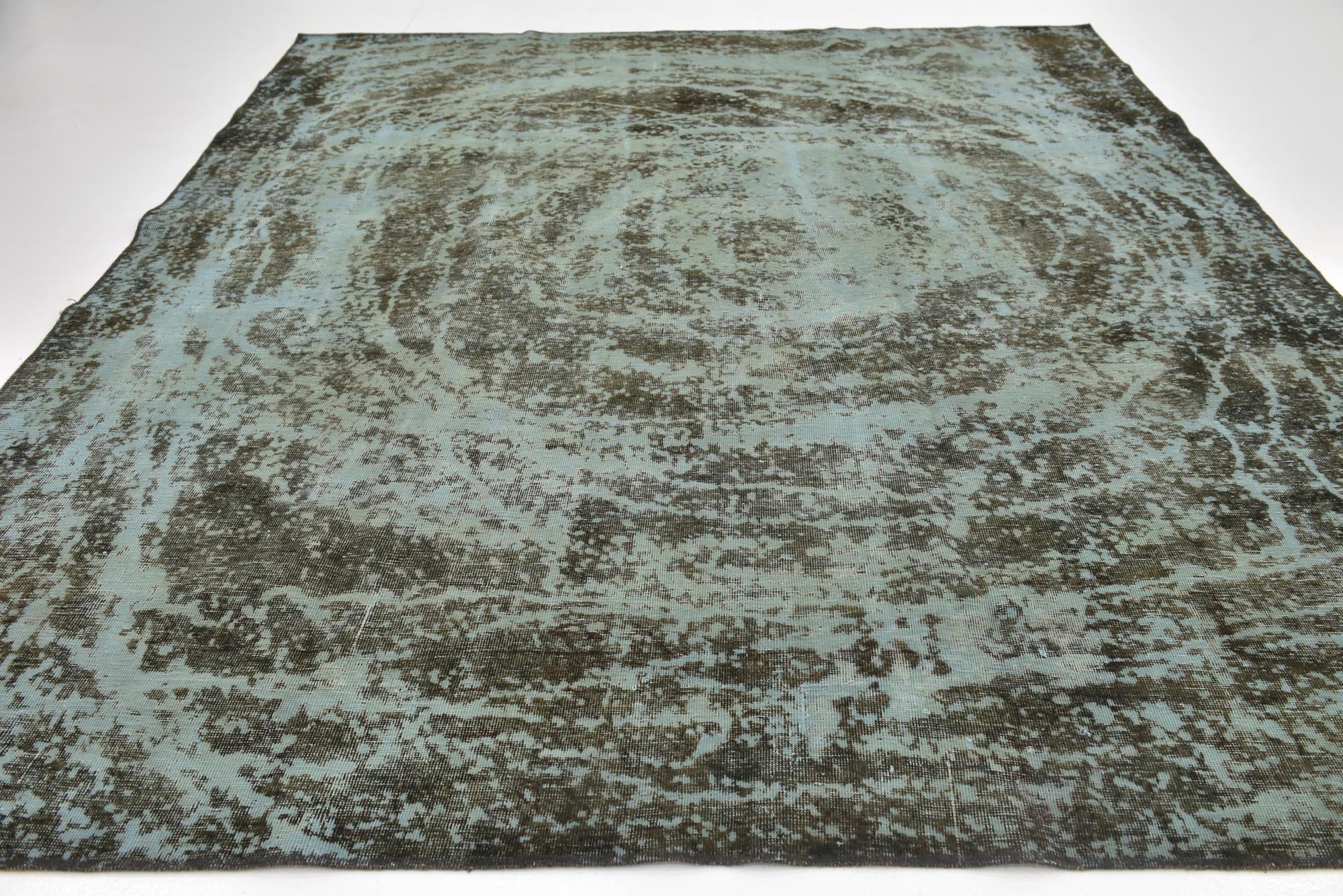 8' 10 x 11' 2 Hand Knotted Ultra Vintage Persian Wool Rug