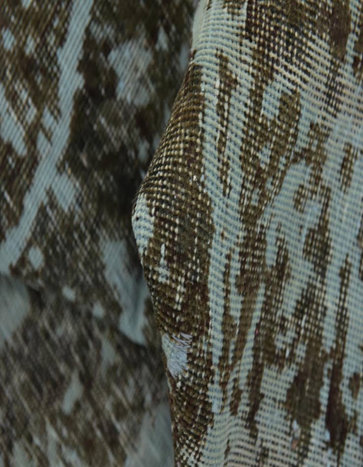 Detail image of 8' 10 x 11' 2  Hand Knotted Ultra Vintage Persian Wool Rug